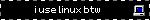 I use linux btw flashing computer