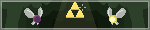tatl and tael around a triforce